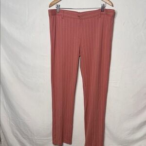 Betabrand pink straight leg pull on knit pants sz XXL